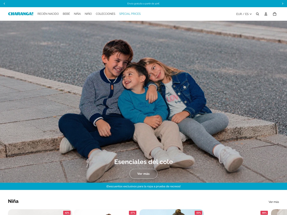 Captura de la web del caso