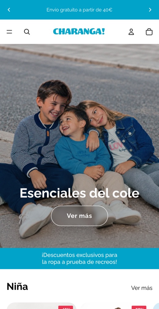 Charanga: portada en móvil